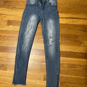 Indigo Rein Anklet Ripped Jeans